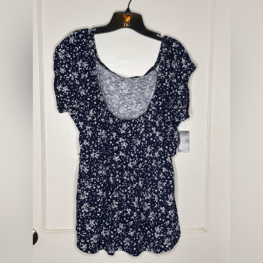 Torrid Babydoll Scoop neck top